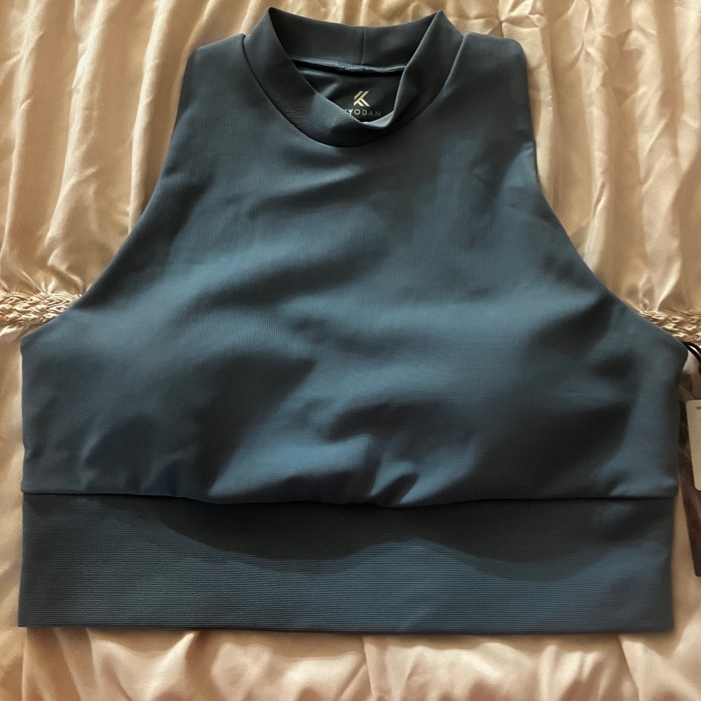 NWT - Kyodan Women's Sports Bra in Aegean Color - Size XL